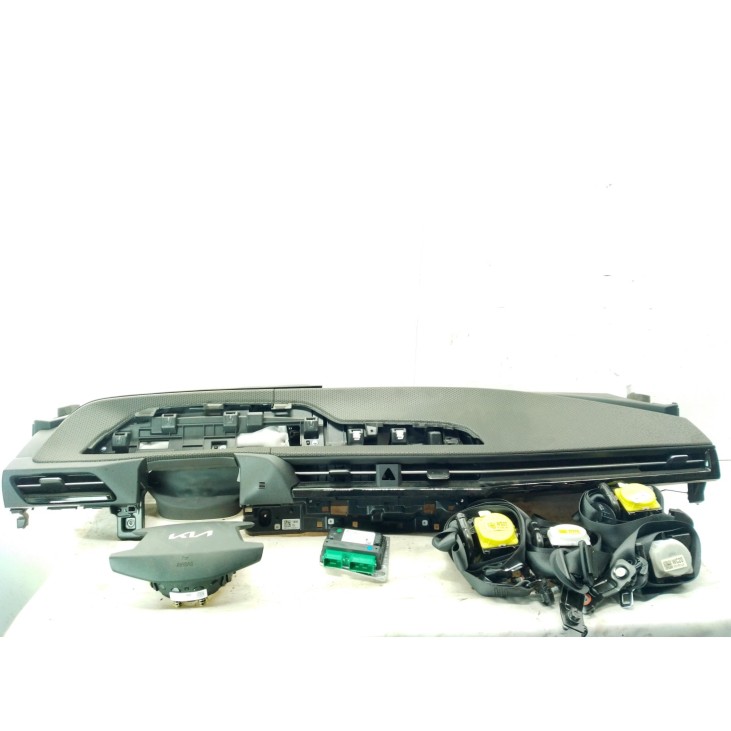 34308061A KIT AIRBAGS + SALPICADERO + CINTURONES O ANCLAJE + CENTRALIT KIA EV6 (CV)|Desguaces La Cabaña