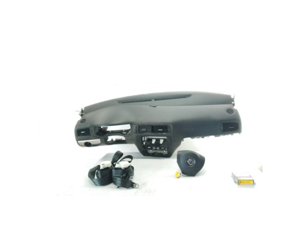 5C6880204B KIT AIRBAGS + SALPICADERO + CINTURONES O ANCLAJE + CENTRALIT VW JETTA IV (162, 163)|Desguaces La Cabaña