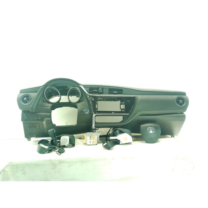 4513002450 KIT AIRBAGS + SALPICADERO + CINTURONES O ANCLAJE + CENTRALIT TOYOTA AURIS (_E18_)|Desguaces La Cabaña