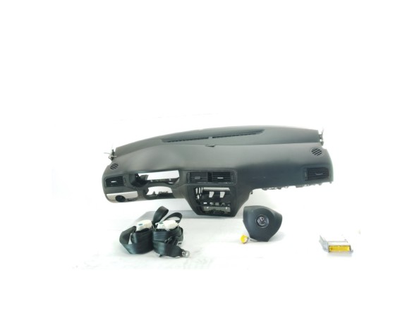 5C6880204B KIT AIRBAGS + SALPICADERO + CINTURONES O ANCLAJE + CENTRALIT VW JETTA IV (162, 163)|Desguaces La Cabaña