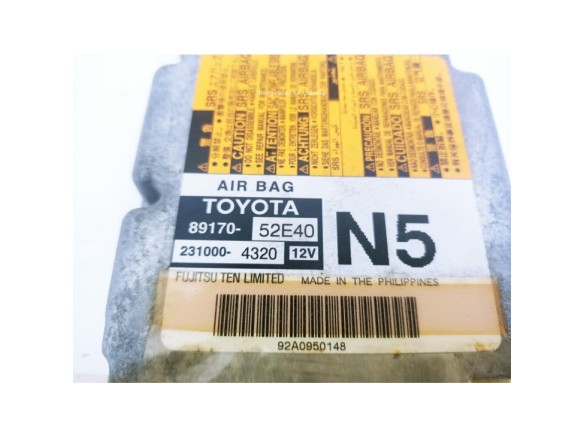 KIT AIRBAGS + SALPICADERO + CINTURONES O ANCLAJE + CENTRALIT TOYOTA URBAN CRUISER (_P1_)|Desguaces La Cabaña