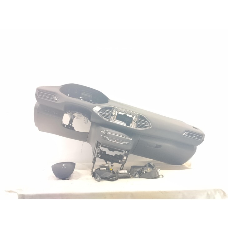 96783105ZD KIT AIRBAGS + SALPICADERO + CINTURONES O ANCLAJE + CENTRALIT PEUGEOT 308 SW II|Desguaces La Cabaña