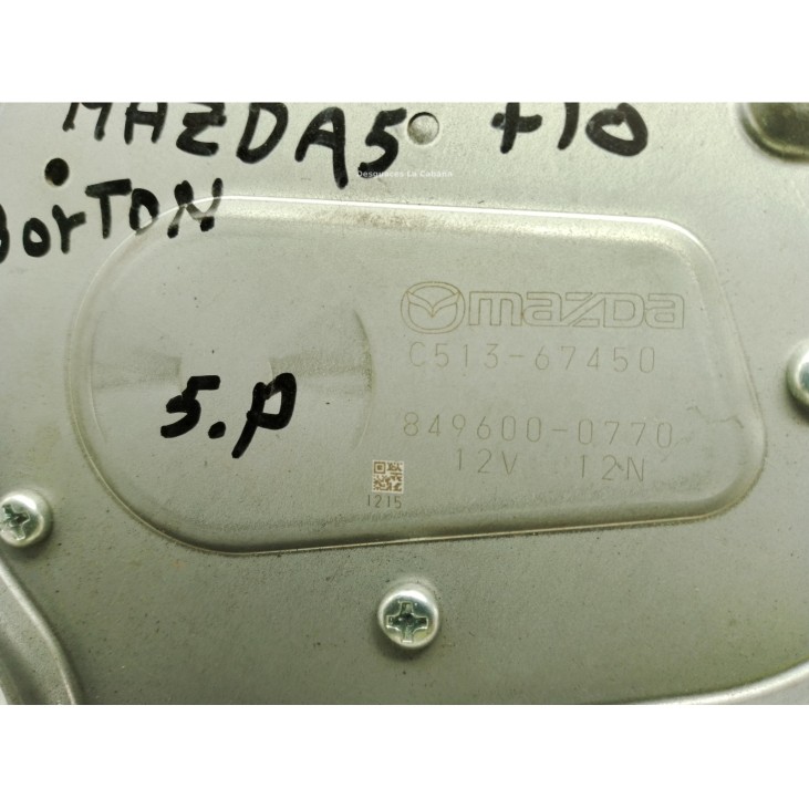 MOTOR LIMPIAPARABRISAS TRA MAZDA 5 (CW)|Desguaces La Cabaña
