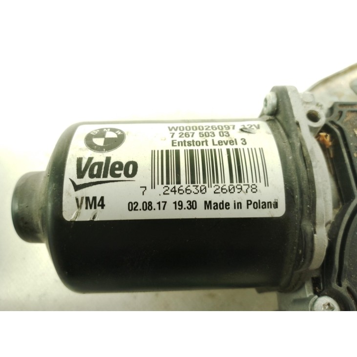 726750303 MOTOR LIMPIAPARABRISAS DEL BMW SERIE 3|Desguaces La Cabaña