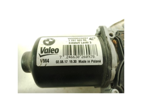 726750303 MOTOR LIMPIAPARABRISAS DEL BMW SERIE 3|Desguaces La Cabaña