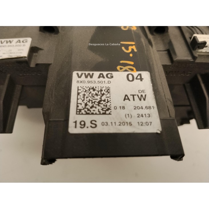 8X0953501D MANDO COMPLETO AUDI Q3 (8UB, 8UG)|Desguaces La Cabaña