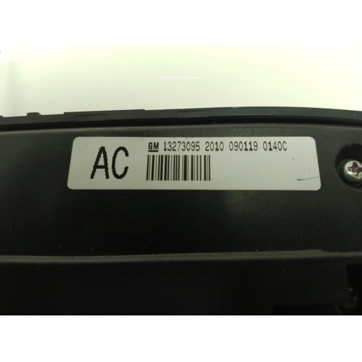 13273095AC, MANDO CLIMA OPEL INSIGNIA A (G09)|Desguaces La Cabaña