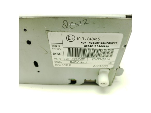 5M5T18C815RE, RADIO FORD FOCUS III|Desguaces La Cabaña