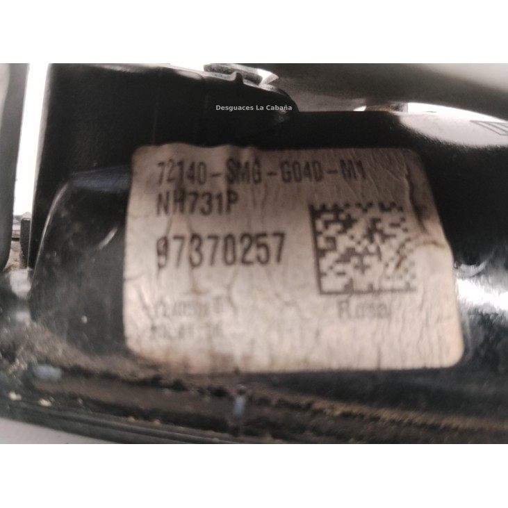 72140SMGG04ZF MANILLA PUERTA LAT DEL DER EXT HONDA CIVIC VIII Hatchback (FN, FK)|Desguaces La Cabaña