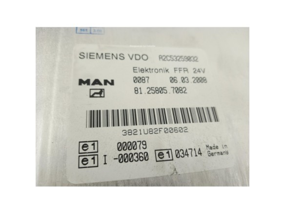 81258057082 MODULO ELECTRONICO  MAN TGL|Desguaces La Cabaña