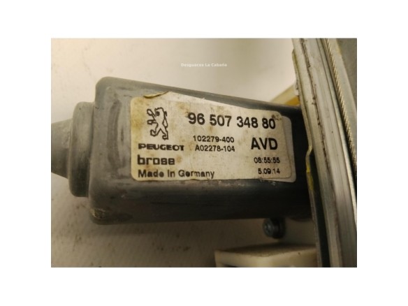 9222Q0 ELEVALUNAS PUERTA LAT DEL DER PEUGEOT 607 (9D, 9U)|Desguaces La Cabaña