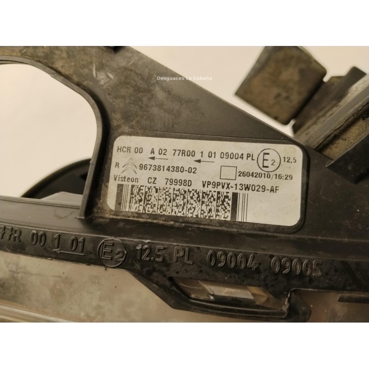 1606930080 FARO DERECHO CITROEN C3 II|Desguaces La Cabaña