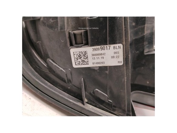  39099017 PILOTO TRA DER EXT OPEL ASTRA K (B16)|Desguaces La Cabaña