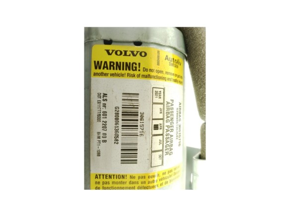 AIRBAG DER VOLVO S40 II (544)|Desguaces La Cabaña