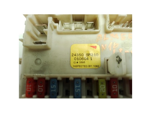24350,5M310, CAJA FUSIBLES INTERIOR (BSI) NISSAN PRIMERA Hatchback (P12)|Desguaces La Cabaña