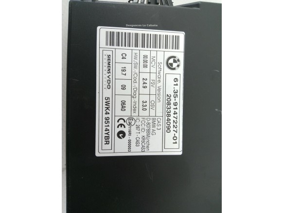 61359147227 MODULO ELECTRONICO 9 BMW 5 Touring (E61) |Desguaces La Cabaña