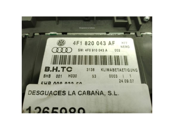 MANDO CLIMA RENAULT TALISMAN (L2M_)|Desguaces La Cabaña