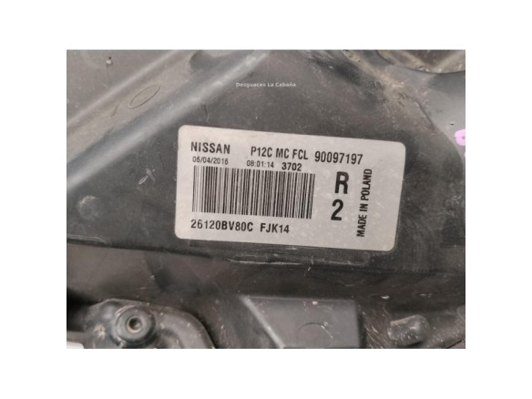   PILOTO LUZ DIURNA DER NISSAN JUKE (F15)|Desguaces La Cabaña