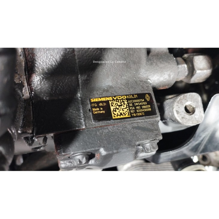 K9KP732 MOTOR RENAULT MEGANE II (BM0/1_, CM0/1_)|Desguaces La Cabaña
