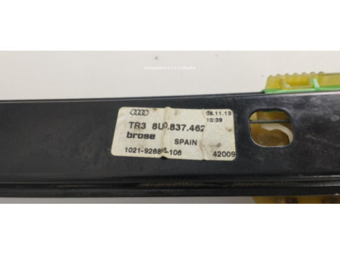 8U0837462 ELEVALUNAS PUERTA LAT DEL DER AUDI Q3 (8UB, 8UG) |Desguaces La Cabaña