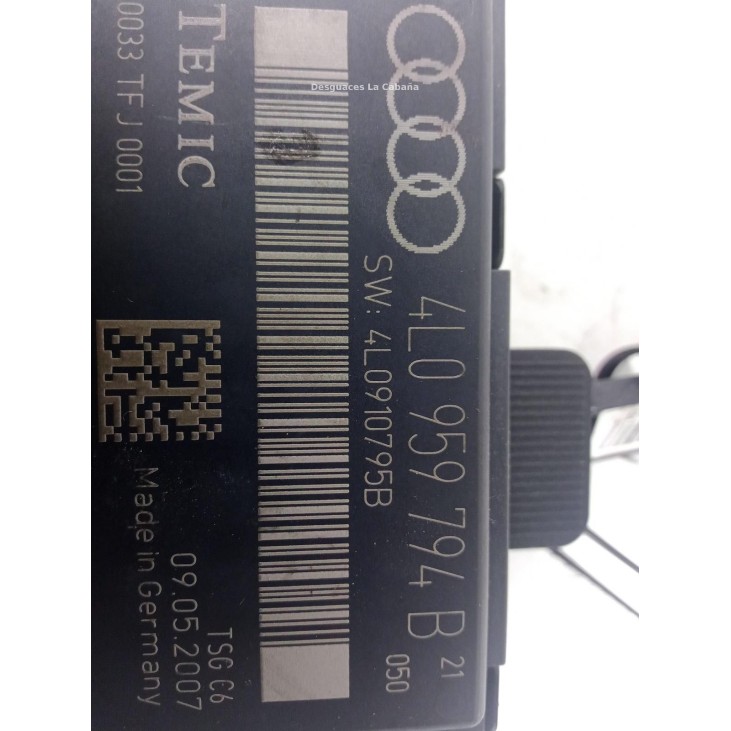 4L0959794B MODULO ELECTRONICO 12 AUDI Q7 (4LB) |Desguaces La Cabaña