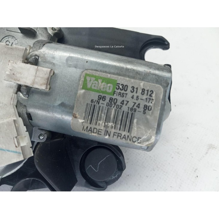 9680477480 MOTOR LIMPIAPARABRISAS TRA PEUGEOT 5008 |Desguaces La Cabaña