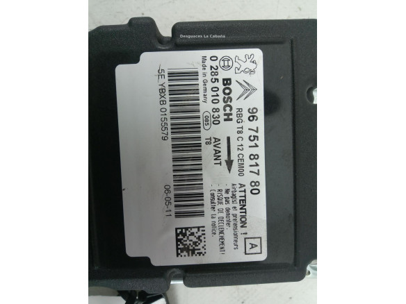 9675181780 CENTRALITA AIRBAG PEUGEOT 5008 |Desguaces La Cabaña