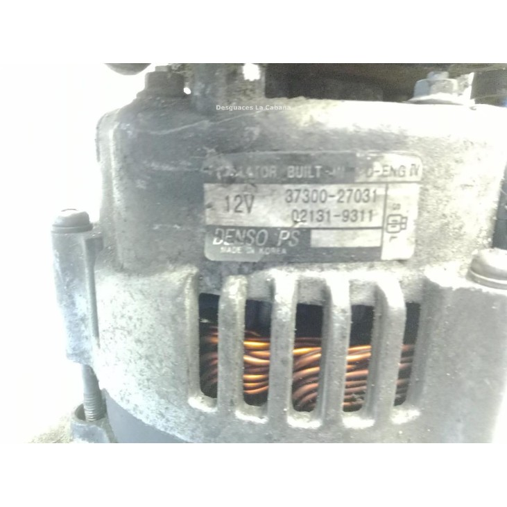 3730027031 ALTERNADOR HYUNDAI SANTA FÉ II (CM) |Desguaces La Cabaña