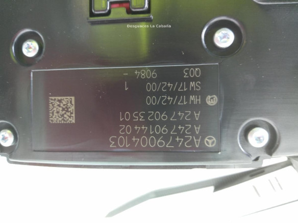 A2479004103 MANDO MULTIMEDIA MERCEDES BENZ CLASE A (W177) |Desguaces La Cabaña