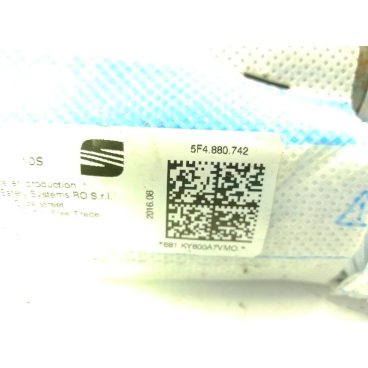 5F4880742 AIRBAG CORTINA DER SEAT LEON (5F1) |Desguaces La Cabaña