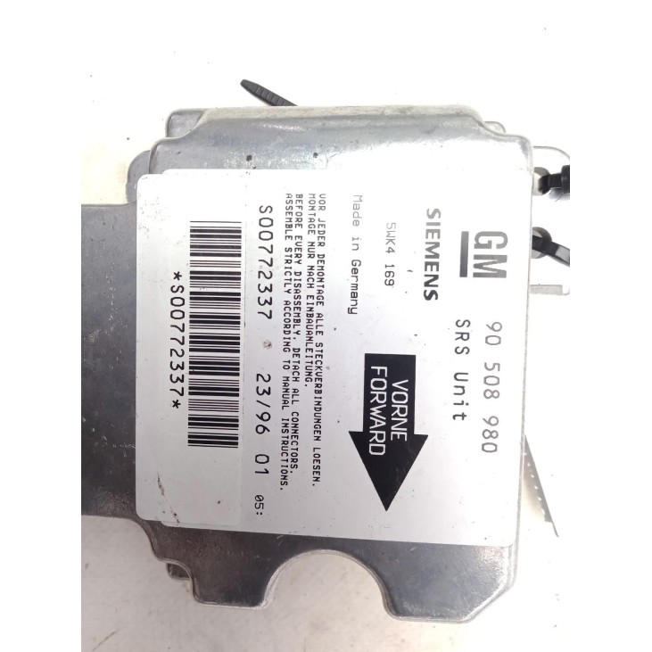 90508980 CENTRALITA AIRBAG OPEL VECTRA B (J96) |Desguaces La Cabaña
