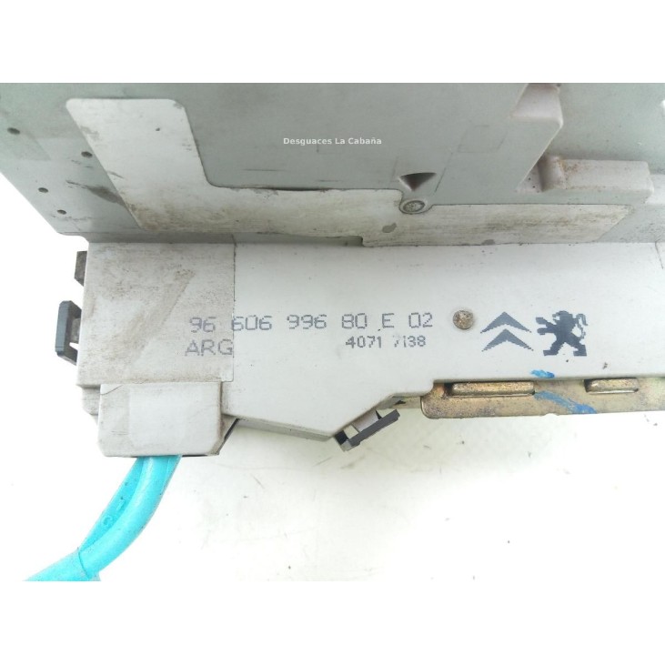 9660699680E CERRADURA PUERTA LAT TRA IZQ CITROEN C6 (TD_) |Desguaces La Cabaña