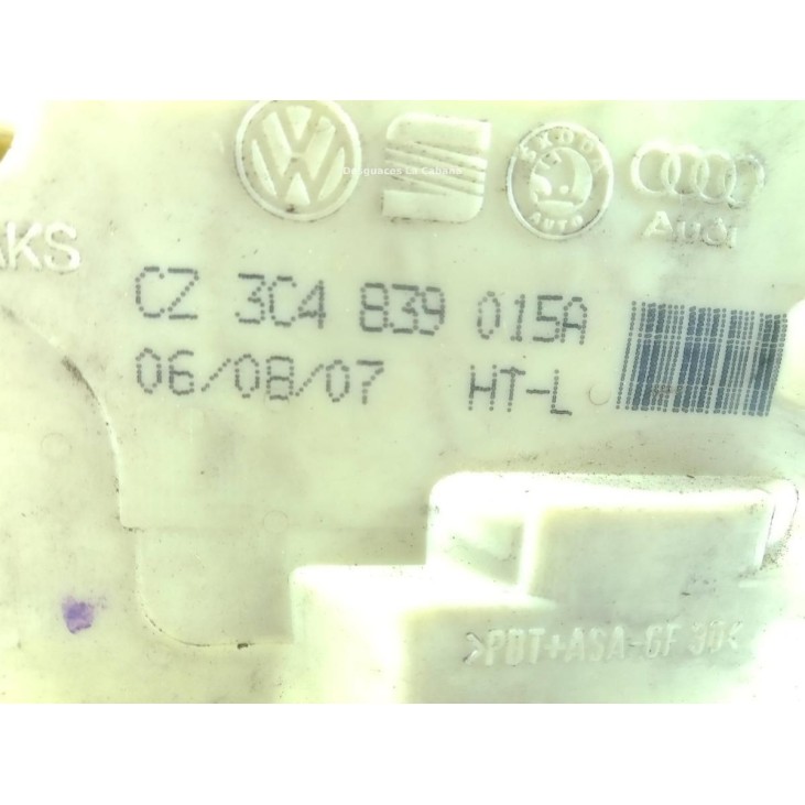 3C4839015A CERRADURA PUERTA LAT TRA IZQ AUDI Q7 (4LB) |Desguaces La Cabaña