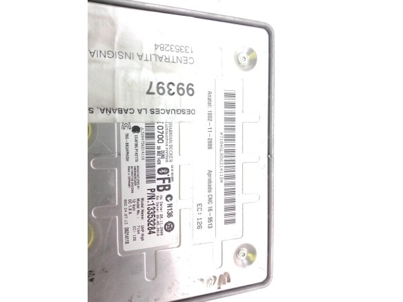 13353284 CENTRALITA MOTOR OPEL INSIGNIA A (G09) |Desguaces La Cabaña