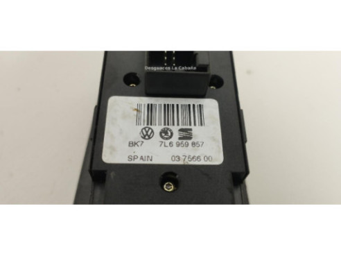 7L6959857 MANDO ELEVALUNAS PUERTA LAT DEL IZQ VW TOUAREG (7LA, 7L6, 7L7) |Desguaces La Cabaña