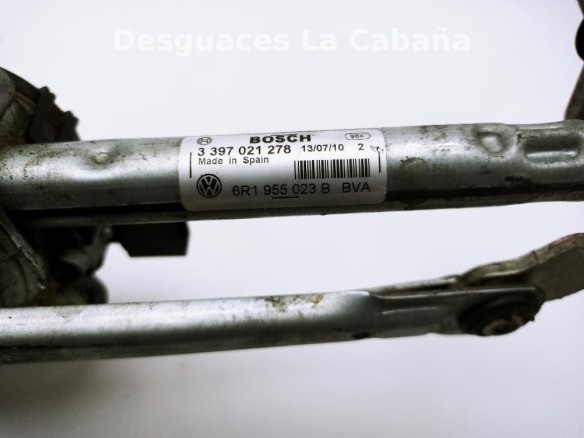 6R1955119A MOTOR LIMPIAPARABRISAS DEL SEAT IBIZA IV (6J5, 6P1) |Desguaces La Cabaña