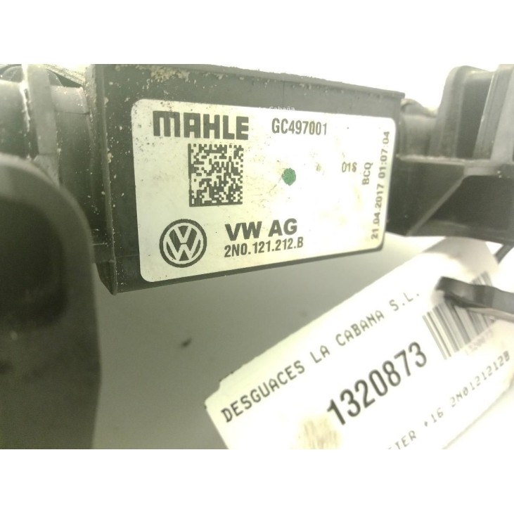 2N0121212B RADIADOR AGUA VW CRAFTER Furgón (SY_) |Desguaces La Cabaña
