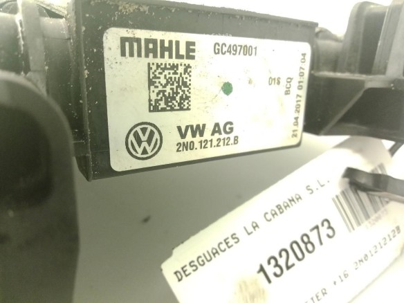 2N0121212B RADIADOR AGUA VW CRAFTER Furgón (SY_) |Desguaces La Cabaña
