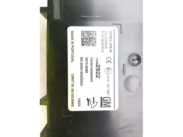 497316088 CENTRALITA MOTOR OPEL ASTRA H (A04) |Desguaces La Cabaña
