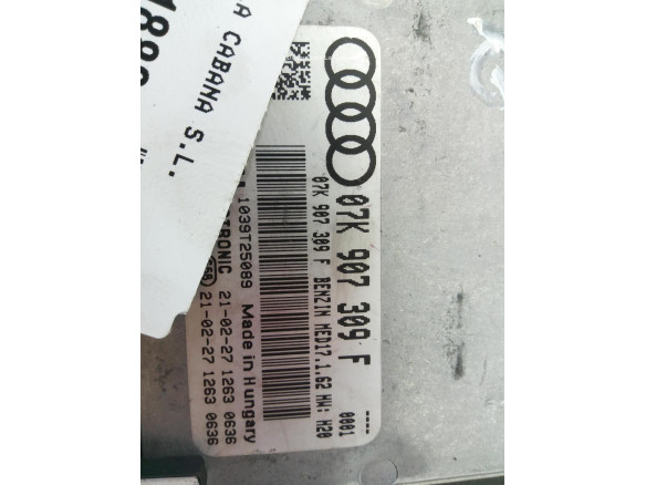 07K907309F CENTRALITA MOTOR AUDI Q3 (F3B) |Desguaces La Cabaña