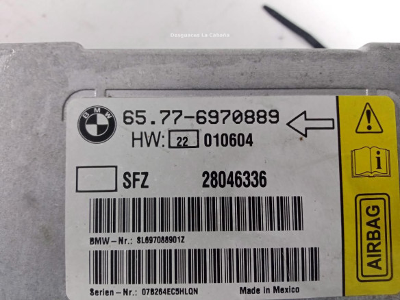 65776970889 CENTRALITA AIRBAG BMW 7 (E65, E66, E67) |Desguaces La Cabaña