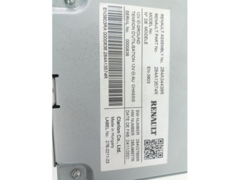 284A34438R MODULO ELECTRONICO 4 NISSAN TOWNSTAR Furgoneta/monovolumen (XFK) |Desguaces La Cabaña
