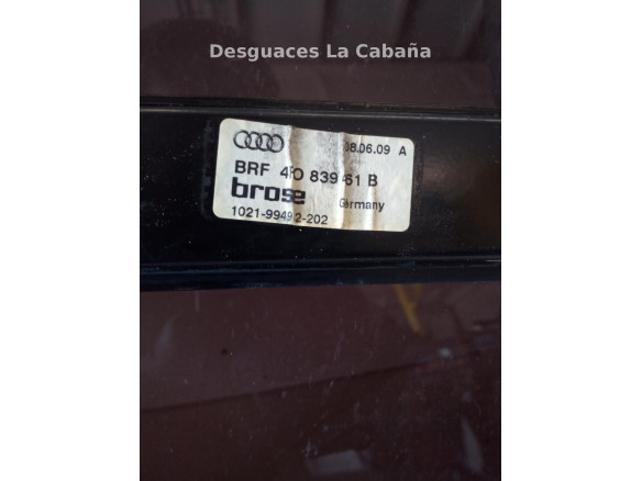 ELEVALUNAS PUERTA LAT TRA IZQ AUDI A6 (4F2, C6) |Desguaces La Cabaña