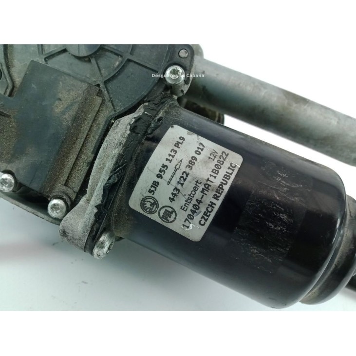 5JB955113 MOTOR LIMPIAPARABRISAS DEL SKODA RAPID (NH3) |Desguaces La Cabaña
