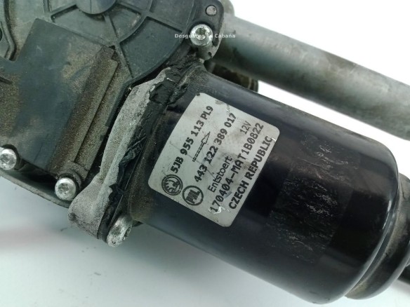 5JB955113 MOTOR LIMPIAPARABRISAS DEL SKODA RAPID (NH3) |Desguaces La Cabaña