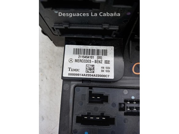 2115454101 CAJA FUSIBLES EXTERIOR (BSM) MERCEDES BENZ CLASE E (W211) |Desguaces La Cabaña