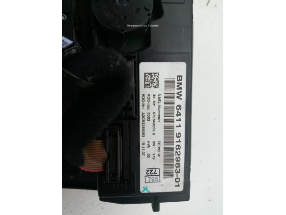 64119162983 MANDO CLIMA BMW 1 (E81) |Desguaces La Cabaña