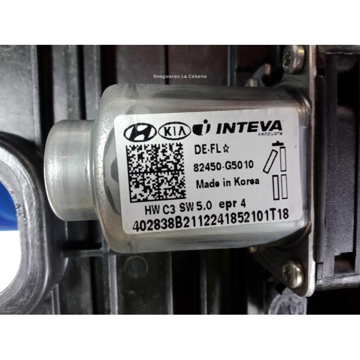 82450G5010 ELEVALUNAS PUERTA LAT DEL IZQ KIA NIRO |Desguaces La Cabaña