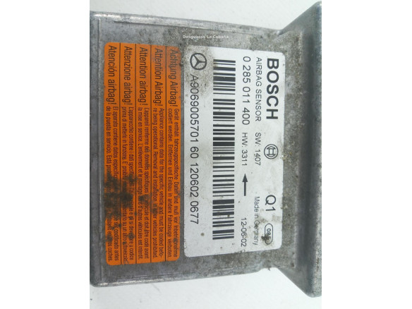 A9069005701 CENTRALITA AIRBAG MERCEDES BENZ SPRINTER 3,5-t Furgón (906) |Desguaces La Cabaña
