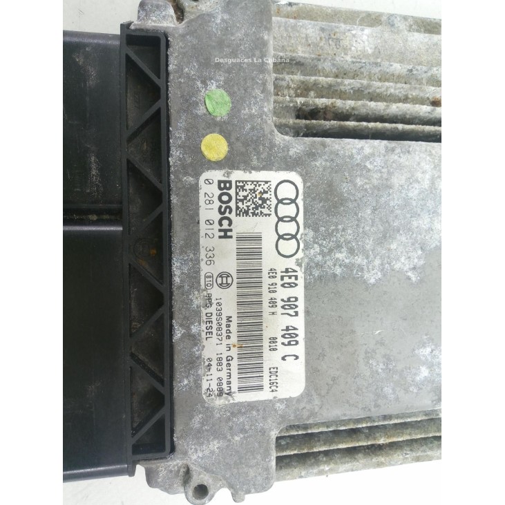 4E0907409C CENTRALITA MOTOR AUDI A8 (4E2, 4E8) |Desguaces La Cabaña